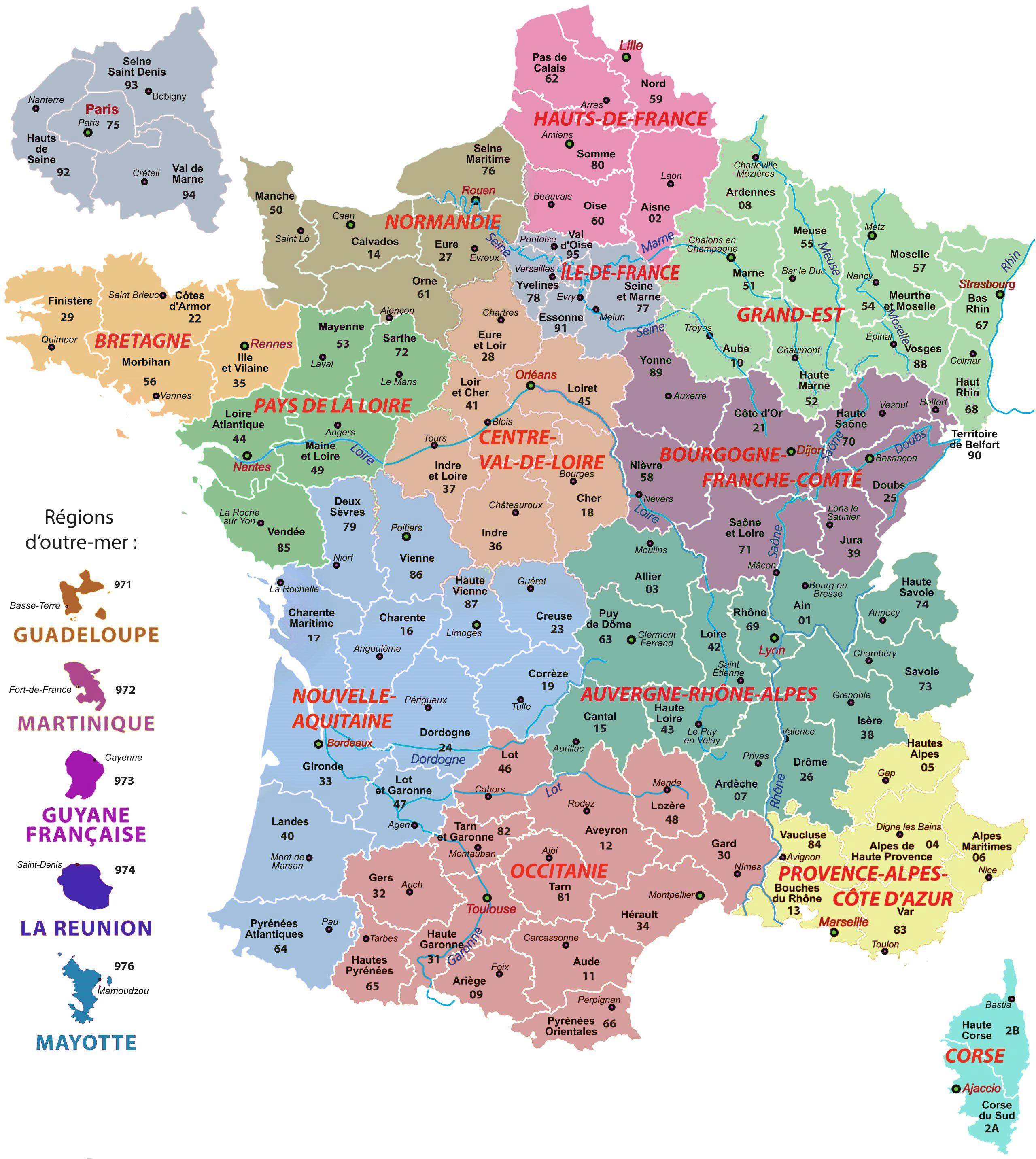 Carte de France